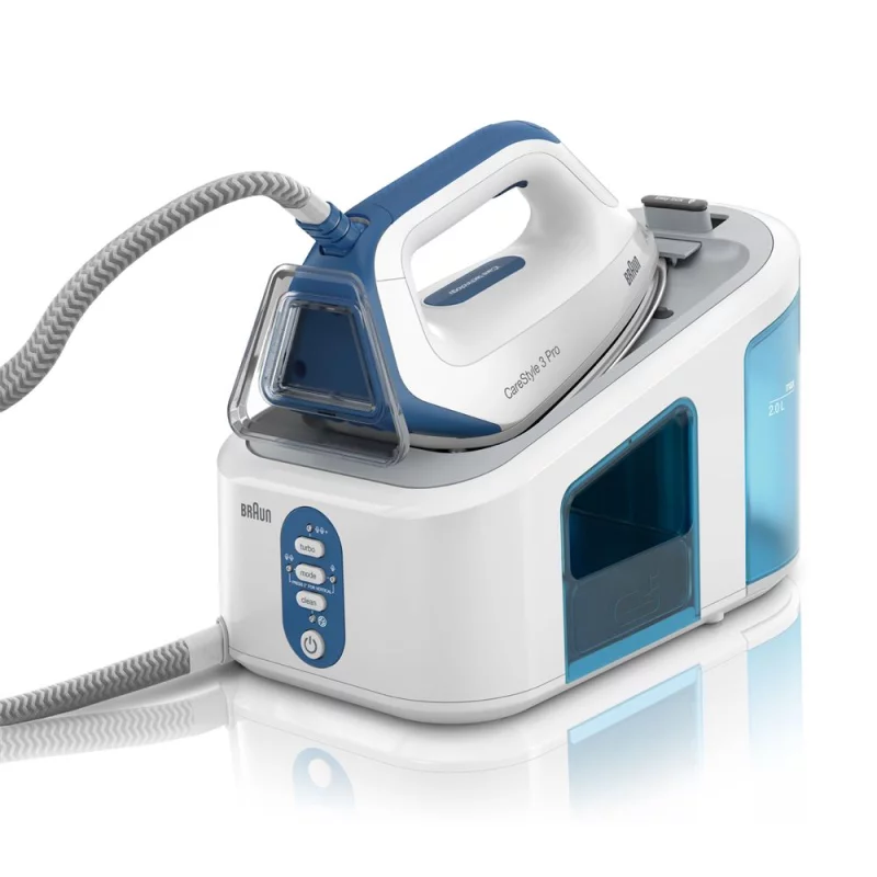 Image : Centrale vapeur BRAUN CARESTYLE 3 PRO IS3157BL BLEU/BLANC