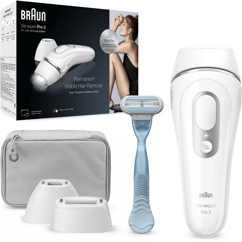 Image : Epilateur lumiere pulsee BRAUN Silk Expert Pro 3 PL3121