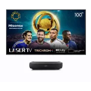 Videoprojecteur home cinema HISENSE 100L9HD Laser TV + ecran