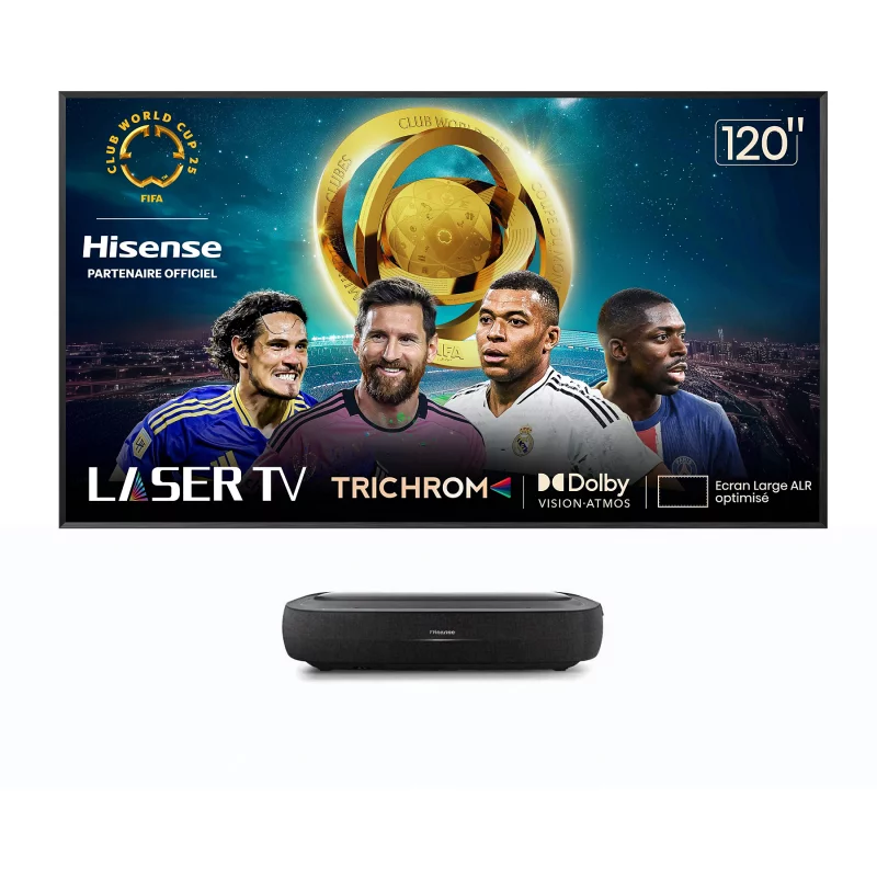 Image : Videoprojecteur HISENSE 120L9HA Laser TV + ecran
