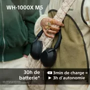 Image : Casque SONY WH-1000XM5 Bleu Minuit