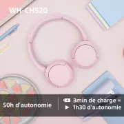 Image : Casque SONY WH-CH520 Noir