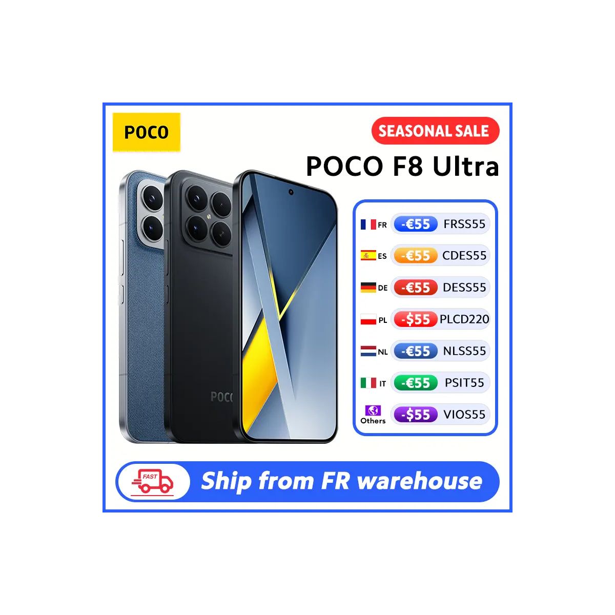 Xiaomi Poco F8 Ultra : 6,9
