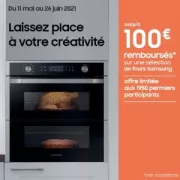 Bon plan Four Dual Cook Samsung : 100€ de réduction
