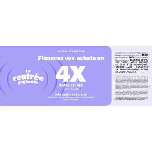 Boulanger propose le 4x sans frais dès 400 € en CB sur l’électro et l’informatique