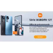 Promo Xiaomi 12T 5G : une tablette en cadeau