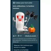 Le LEGO 40772 Fantôme Lumineux devient gratuit dès 120 € d'achats et vos enfants vont adorer cette lueur rouge