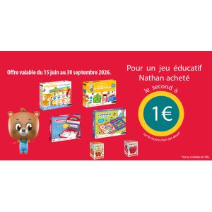 Nathan lance son offre de remboursement : le second jeu éducatif à seulement 1 €