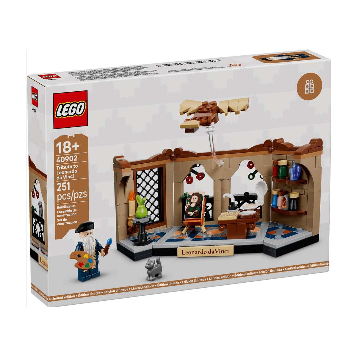 Un set LEGO Hommage à Léonard de Vinci offert dès 150 € d’achat chez LEGO Store