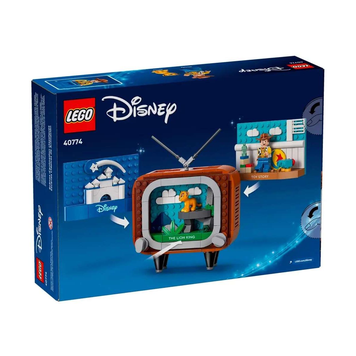 LEGO Disney 40774 : la télévision rétro et ses scènes cultes offertes dès 130 € d’achat