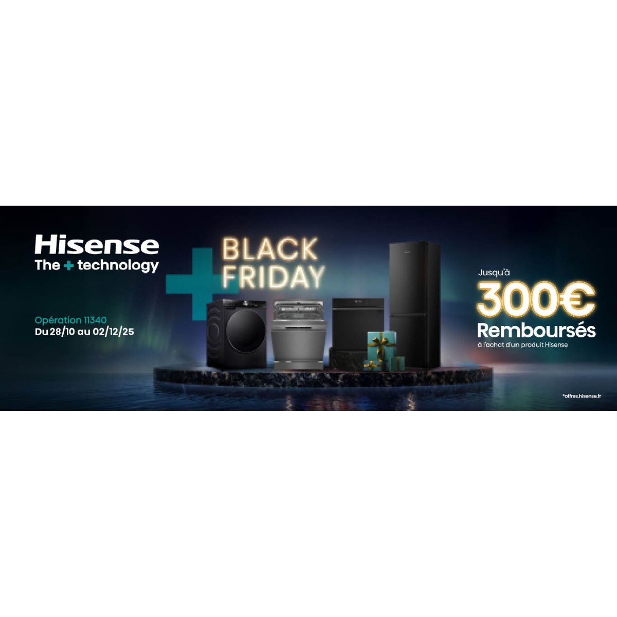 Black Friday Hisense : économisez 50€ sur 29 références sélectionnées
