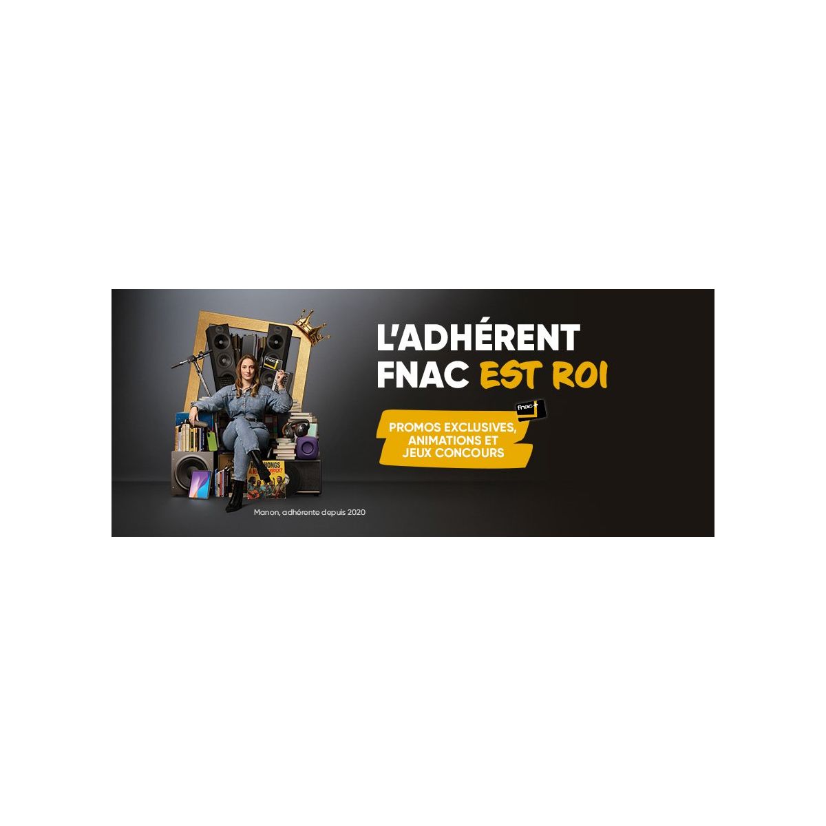 Jusqu'à 10 € offerts tous les 100 € d'achat : l'offre exclusive adhérents Fnac à ne pas manquer