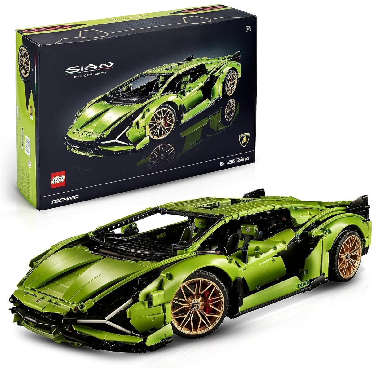 LEGO 42115 Technic Lamborghini Sián FKP 37 pas cher : 61€ de réduction chez Amazon
