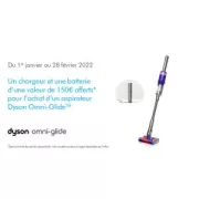 Promo Dyson Omni Glide : Cadeaux offerts