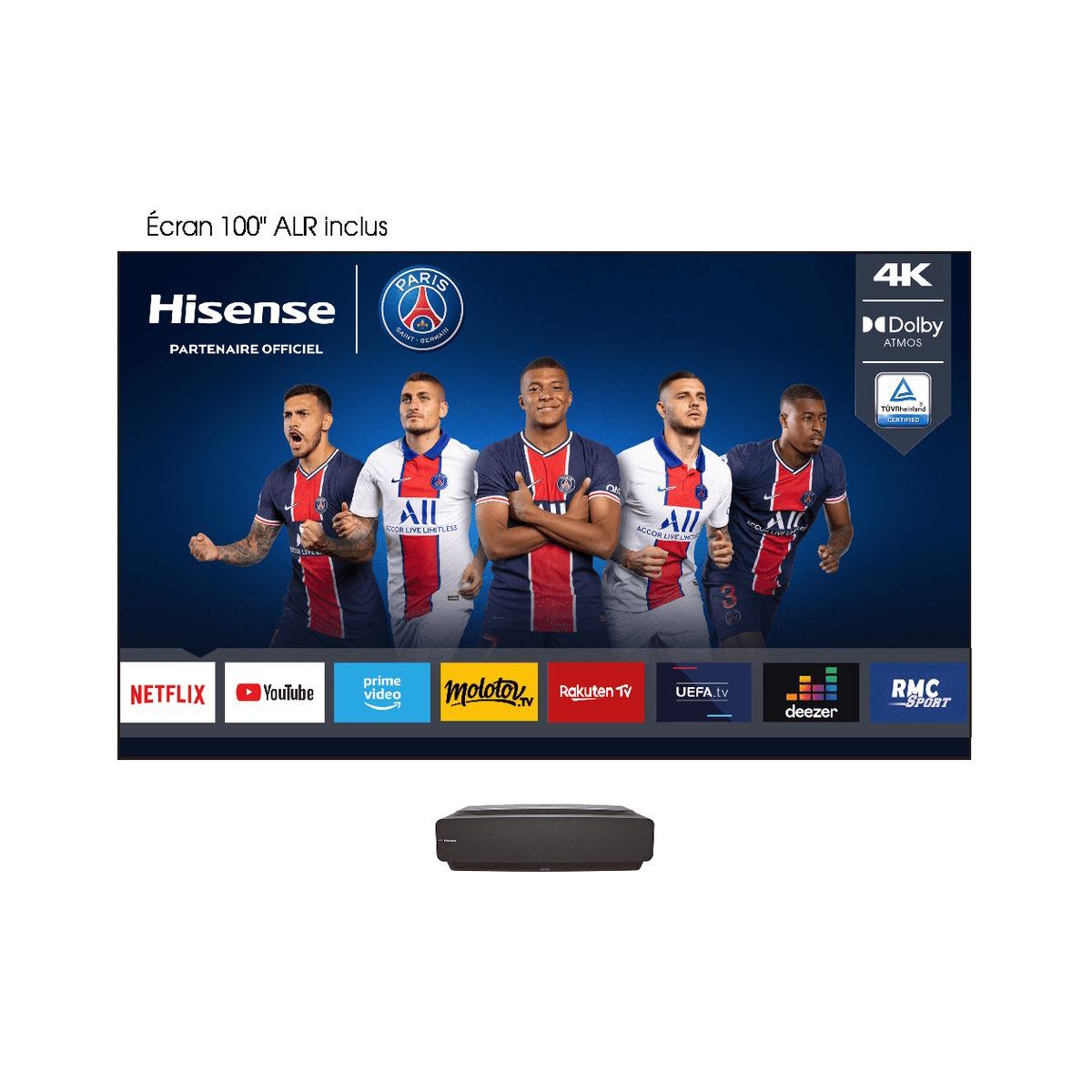 Promo Laser Tv HiSense 100L5F-B12, 100L5F-D12 : 300€ remboursés