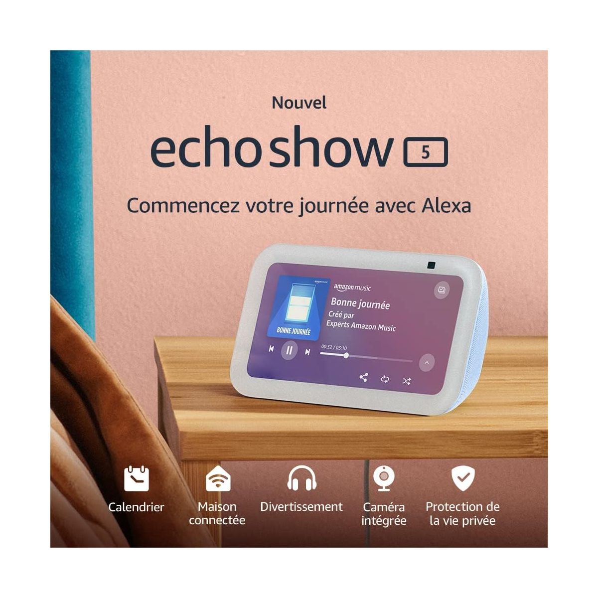 Promo de Noël : L'Echo Show 5 Amazon à Prix Mini, Découvrez l'Offre Exclusive !