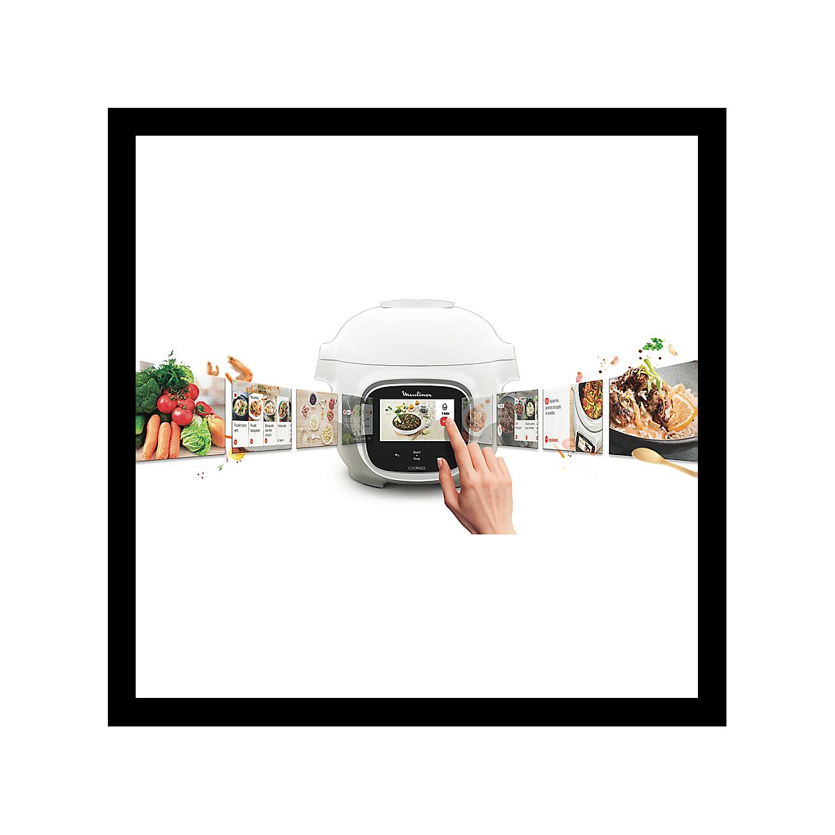 Promo E.Leclerc : 80€ sur le Cookeo Touch Mini Wifi CE922110 Moulinex