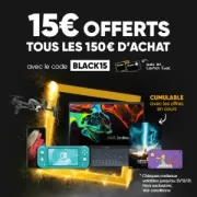 Promo Black Friday Fnac: 15€ offerts par tranche de 150€