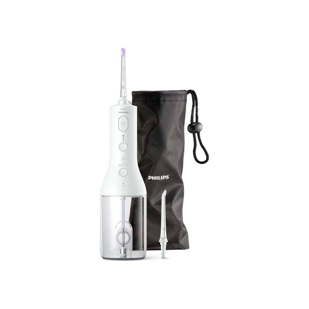 Brosse a dents PHILIPS PowerFlosser sans fil blanc HX3806/31 chez E.Leclerc : seulement 64.89€ avec ce bon plan