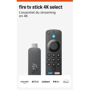 Fire TV Stick 4K Select à 26,99 € avec 1 mois de Canal+ offert pour les membres Prime