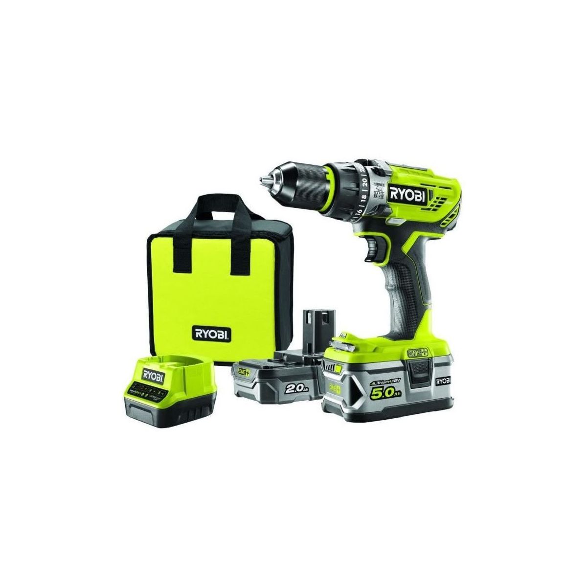 Perceuse Ryobi R18PD31-252S 18V pas cher chez Castorama