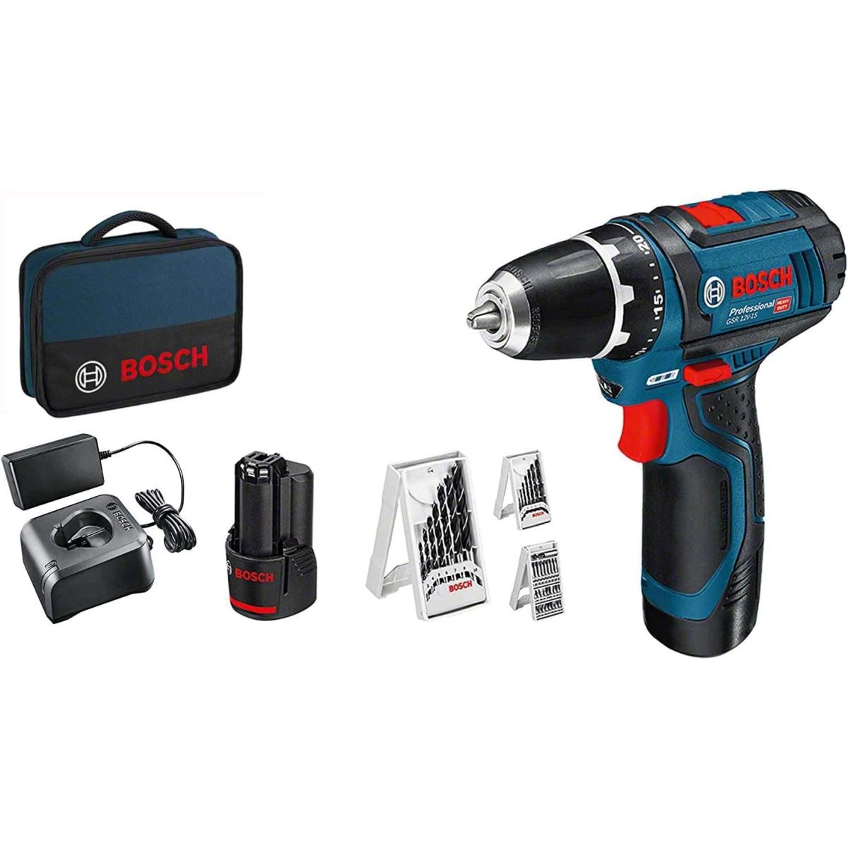 Promo Amazon Prime : Perceuse-visseuse sans-fil Bosch Professional GSR 12V-15 pour 97.60€ seulement