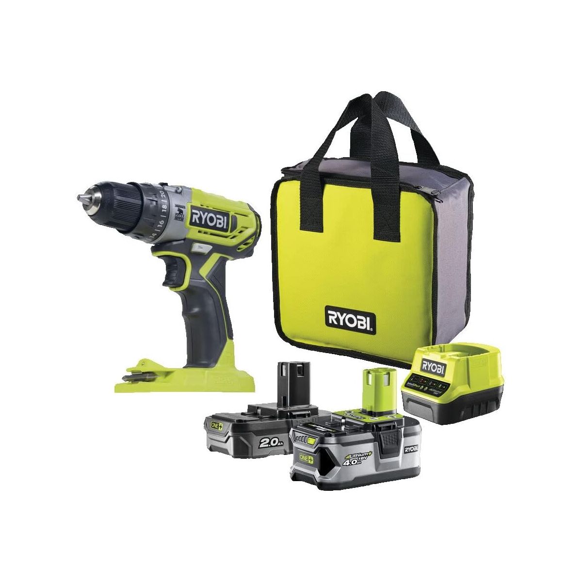 Bon plan chez CDiscount sur Perceuse-visseuse à percussion 18V Ryobi (R18PD2) : -10% de remise