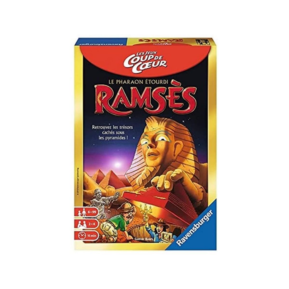 Promo sur le jeu Ramses Coup de Coeur Ravensburger pour 4.7 € chez Amazon