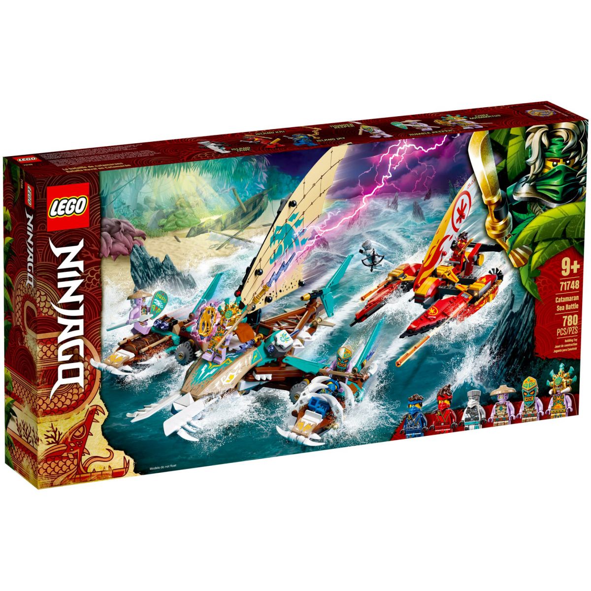 Bonne promo CDiscount : 50.98€ pour le LEGO 71748 NINJAGO La Bataille de Catamarans