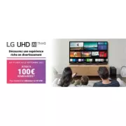TV LED LG 65' : 70€ de réduction avec ce bon plan