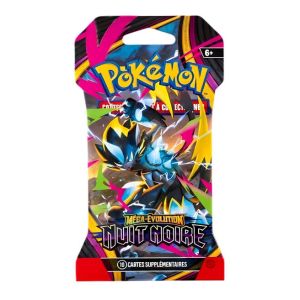 Micromania : 5 boosters Pokémon ME 05 Nuit Noire pour le prix de 4