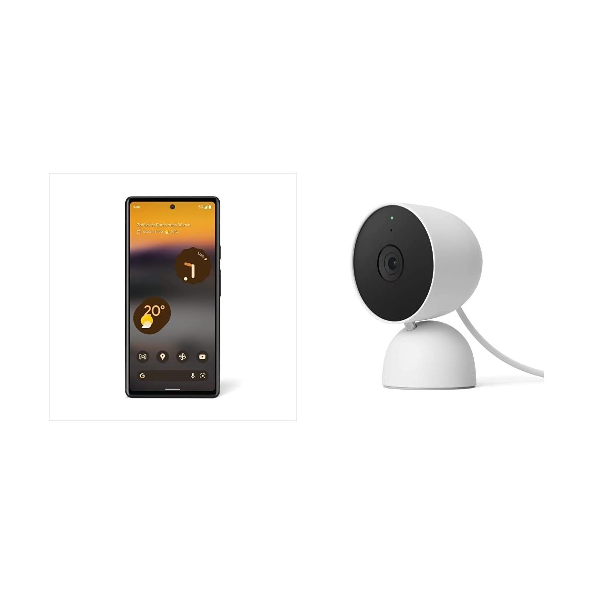 Promo Google Pixel 6A + Nest Cam à 459€ sur Amazon