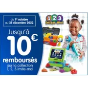 Promo Vtech 1, 2, 3 Imite-moi : 10€ remboursés