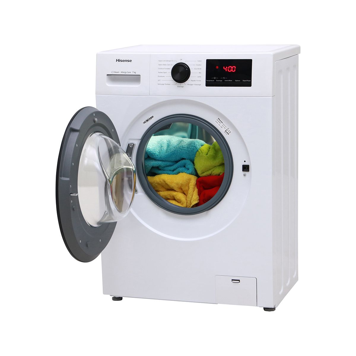 Promo sur le Lave Linge Hisense W712QPM : 40€ remboursés