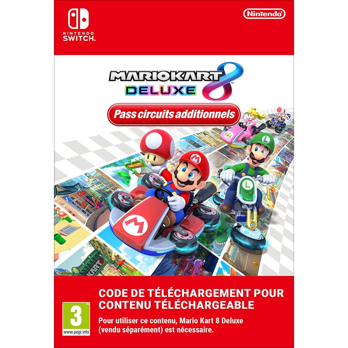 Promo Nintendo Switch Mario Kart 8 + Pass Circuits chez Fnac.com