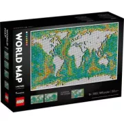 Bon plan LEGO Art 31203 La Carte du Monde sur Fnac.con
