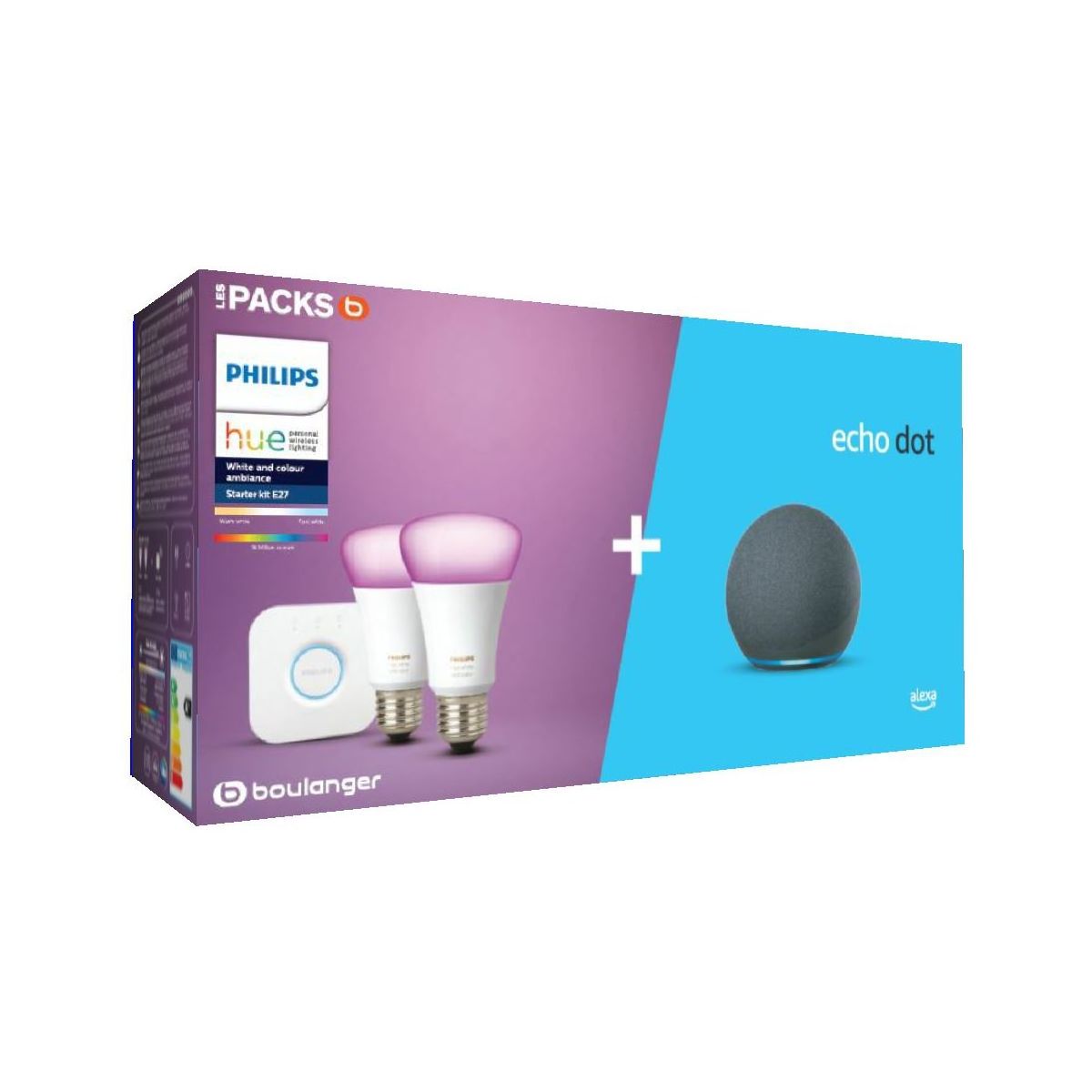 Pack Philips Pack Hue - Amazon Starter kit a 99.99€ chez Boulanger