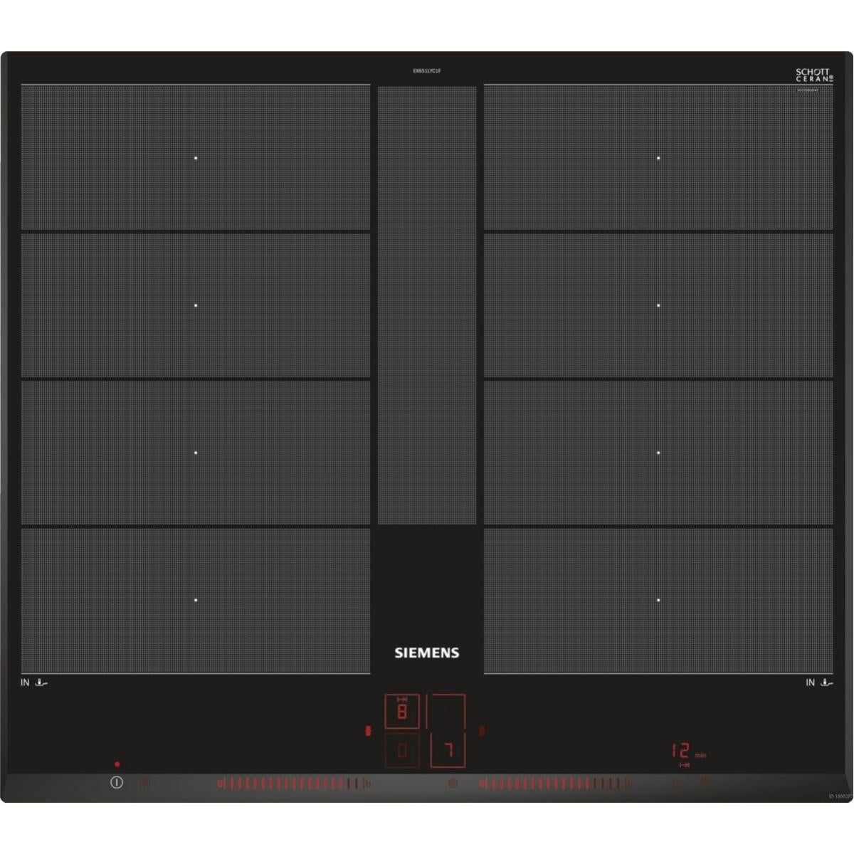Table induction SIEMENS EX651LYC1F IQ700 FlexInduction Plus est en promo à seulement 621€ chez Boulanger.com