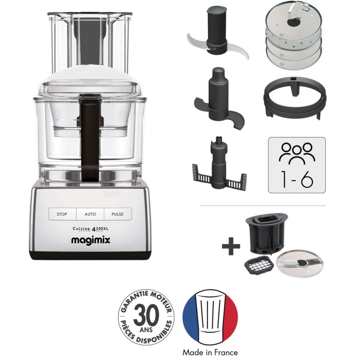 Magimix CS 4200XL Chrome + coffret cubes chez Boulanger.com : seulement 349.99 € avec ce bon plan