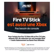 Amazon offre une manette Xbox et 1 mois de Game Pass Ultimate avec l’achat d’un Fire TV Stick !