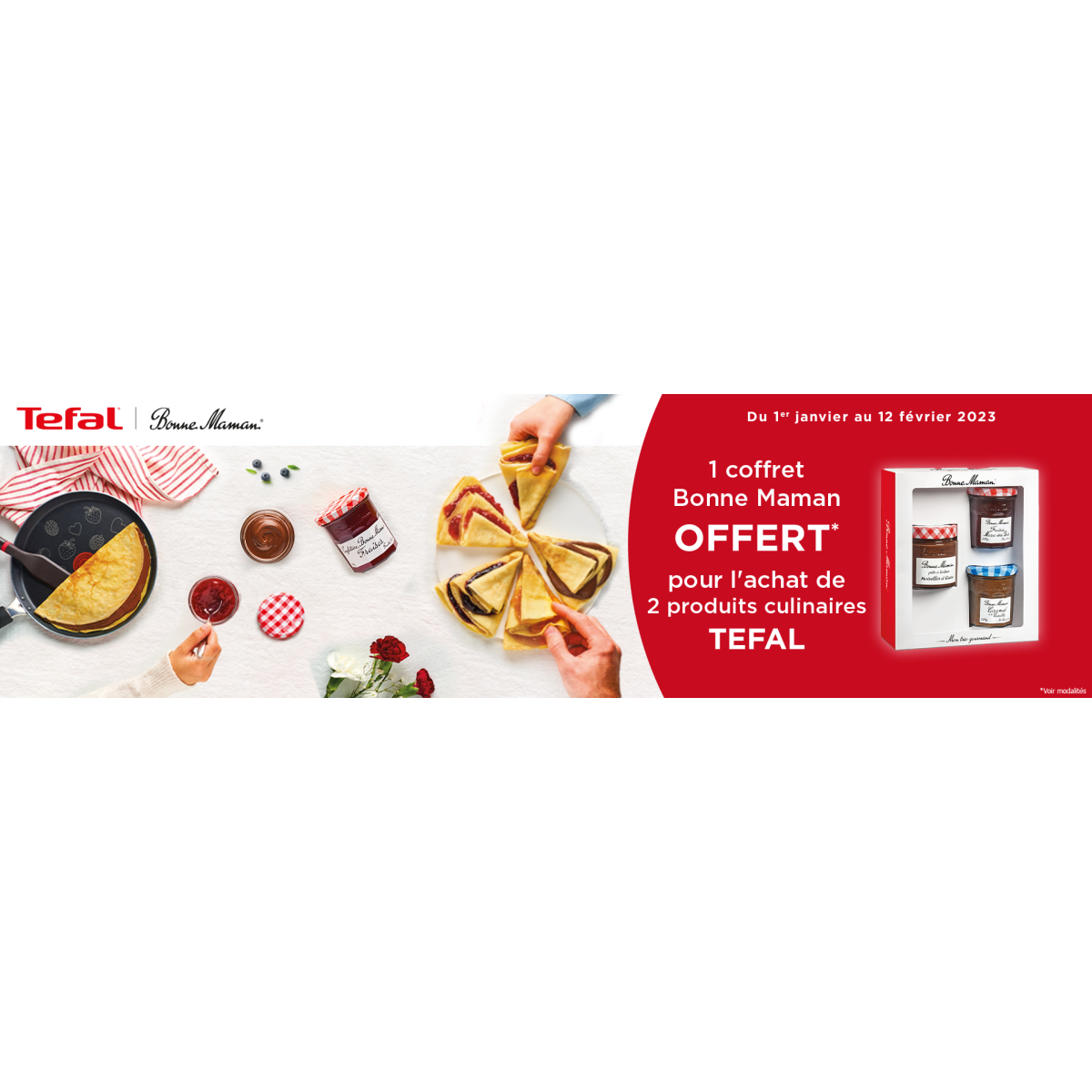 Un coffret Bonne Maman en cadeau avec Tefal