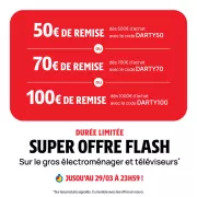 Darty : jusqu’à 100€ de réduction sur l’électroménager et les TV, profitez-en maintenant !