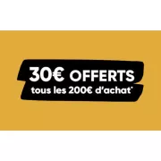 30 € offerts pour 200 € d'achats à la Fnac : offre adhérents !