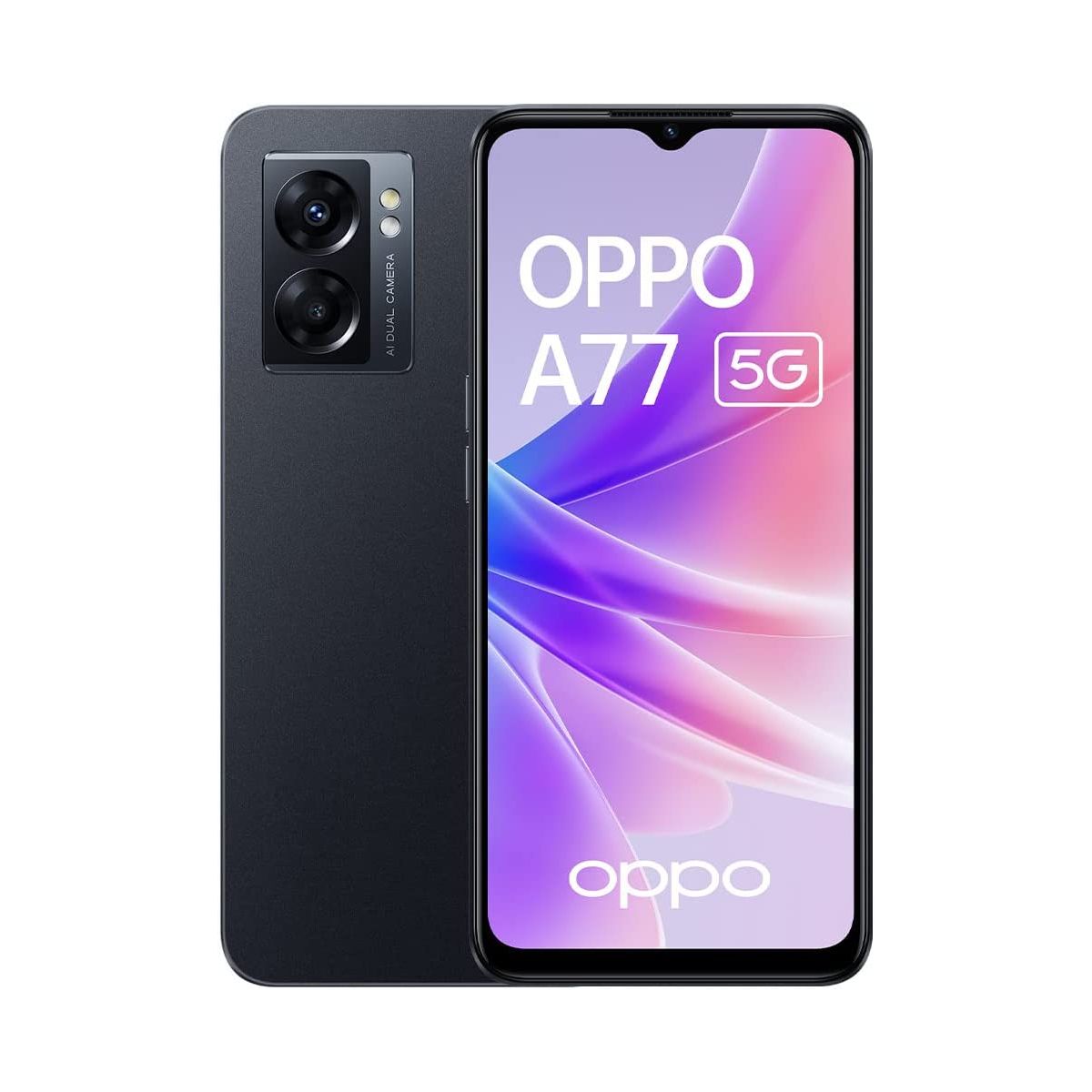 Bon plan chez Amazon sur l'OPPO A77 Noir 128Go 5G : 269 €