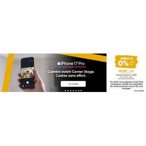 Fnac propose le paiement en 20 fois sans frais pour les nouveaux iPhone 17 Pro