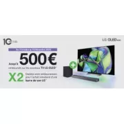 Promo TV LG OLED EVO 2023 83' : 1000€ de réduction