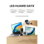 Bon plan Huawei Store : Jusqu'à 80€ de réduction