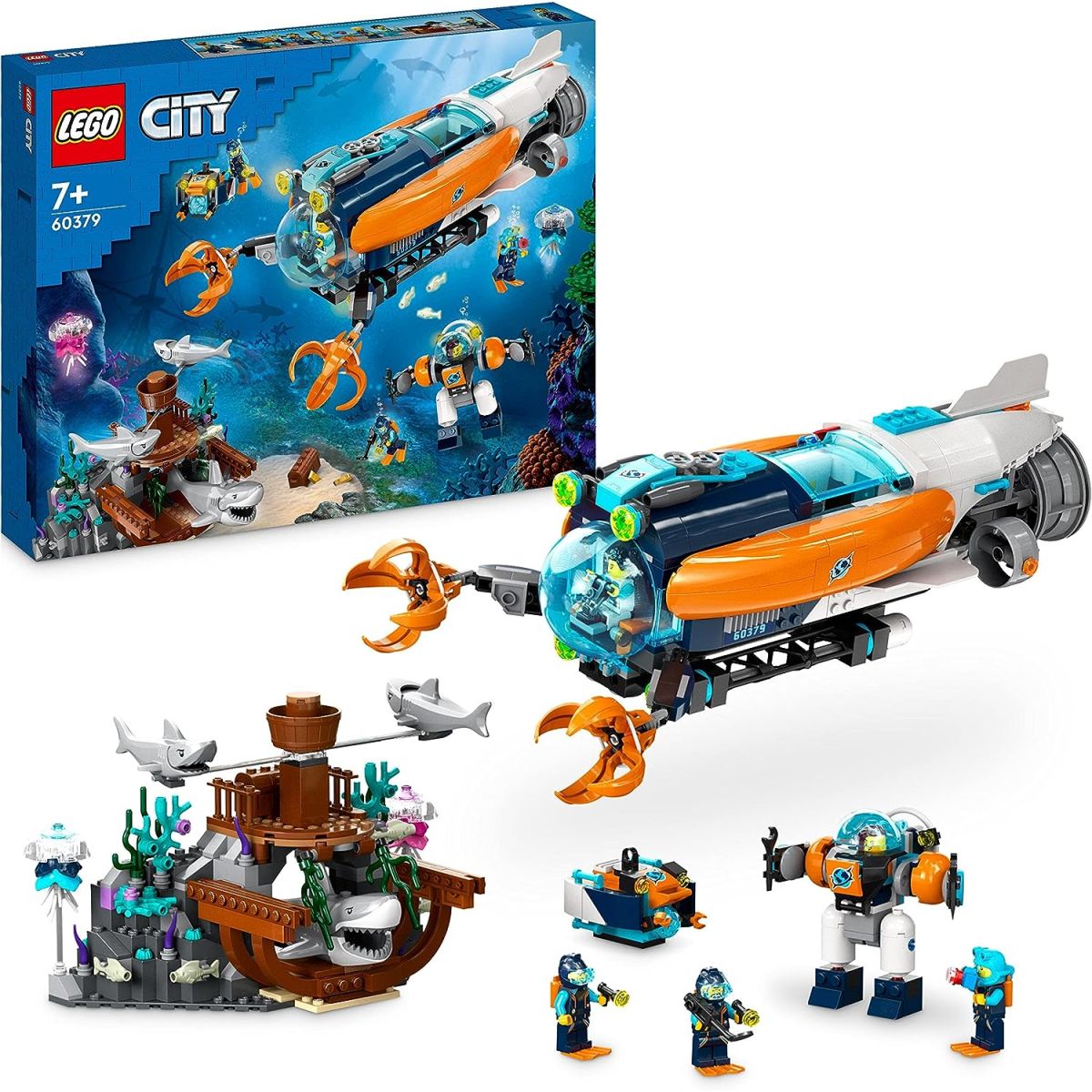 Promo LEGO 60379 City Le Sous-Marin d'Exploration : 4€ de remise chez Amazon