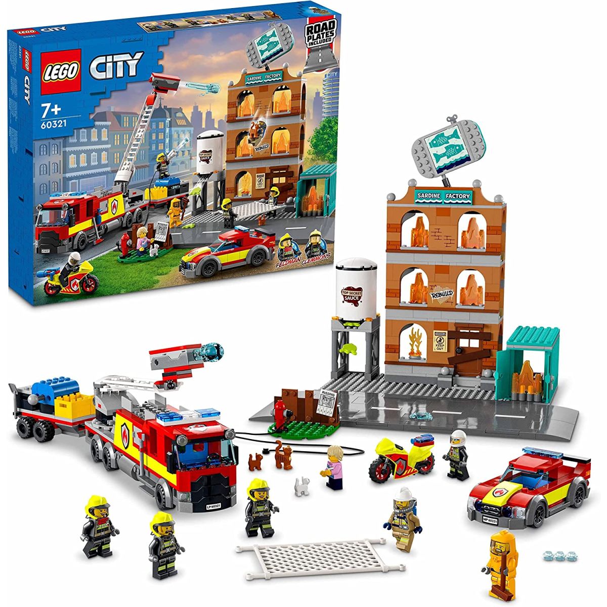 Lego City (60321) - La Brigade Pompiers : -13,50€ chez Amazon