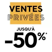 Le bon plan Cdiscount : Ventes Privées jusqu'à 50% de remise